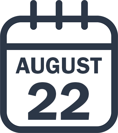 Aug 22